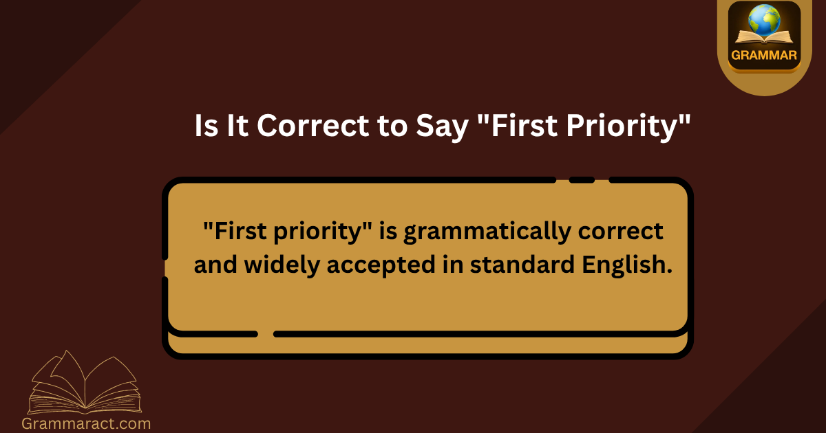 First Priority